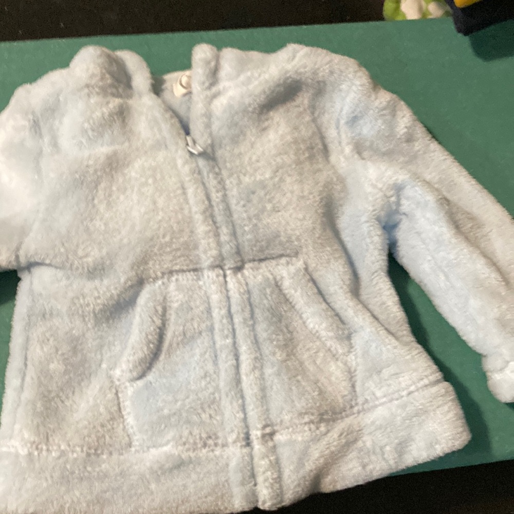 Cute little boys zip up sweater